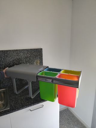 Cubo clarificador de residuos