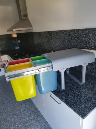 Cubo clarificador de residuos