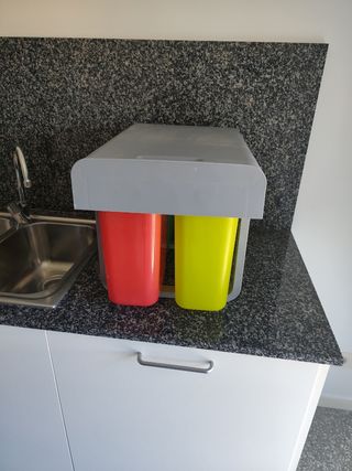 Cubo clarificador de residuos