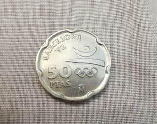 Moneda olimpiadas 92 de 50 pesetas 