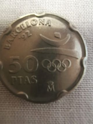 Moneda olimpiadas 92 de 50 pesetas 