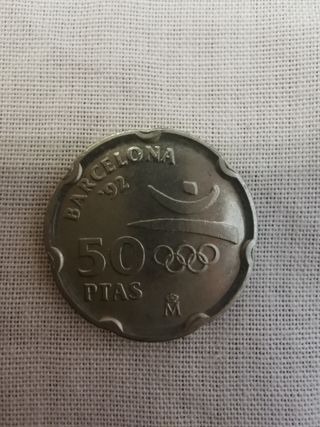 Moneda olimpiadas 92 de 50 pesetas 