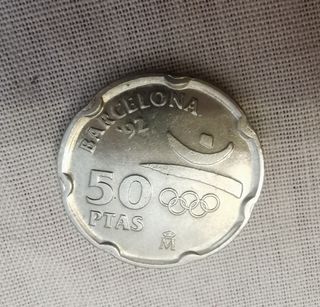 Moneda olimpiadas 92 de 50 pesetas 