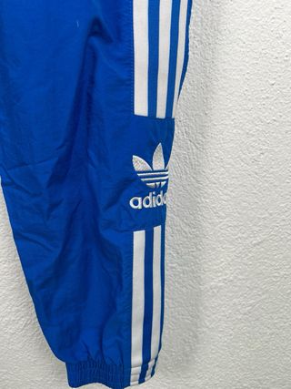 Pantaloni Adidas Blu con strisce Bianche Taglia XS