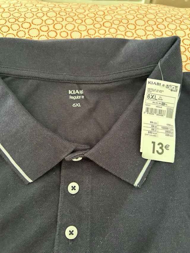 Polo azul marino 6XL a estrenar