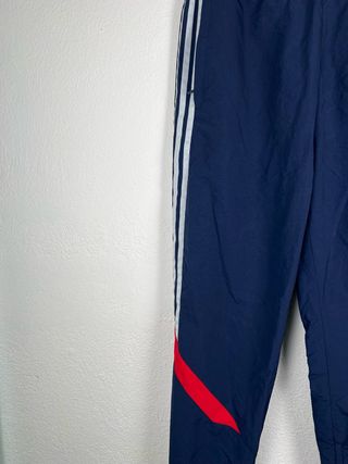 Adidas Pantaloni A Vento Blu Bianco Taglia S Uomo