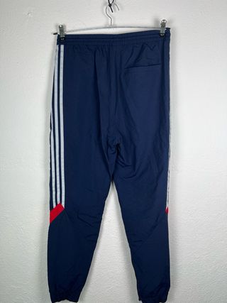 Adidas Pantaloni A Vento Blu Bianco Taglia S Uomo
