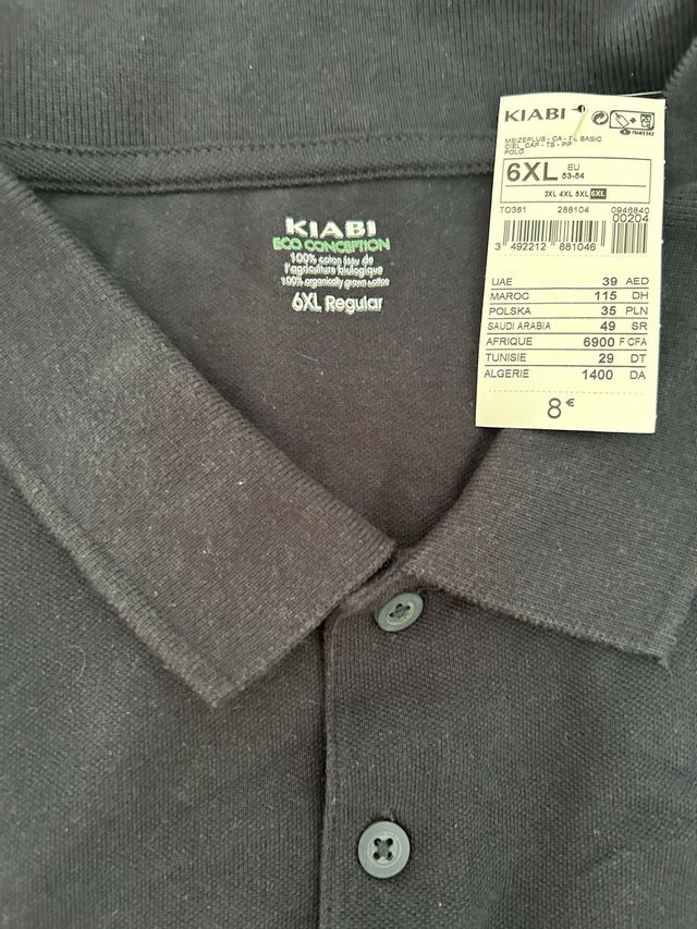 Polo 6XL azul marino a estrenar