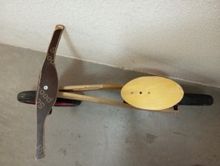 Bici madera sin pedales