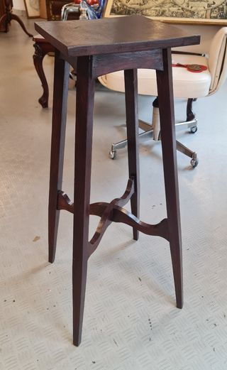 Macetero peana de madera de castaño