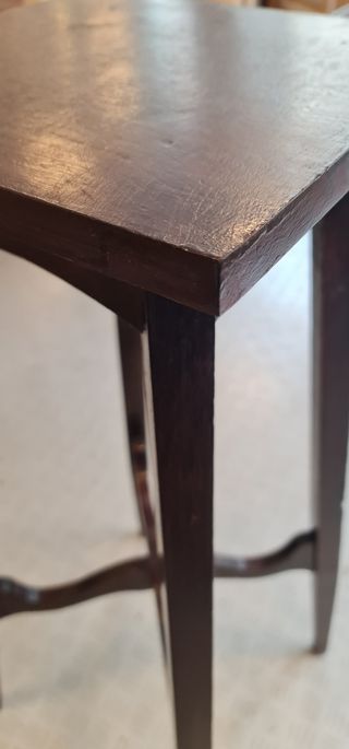 Macetero peana de madera de castaño