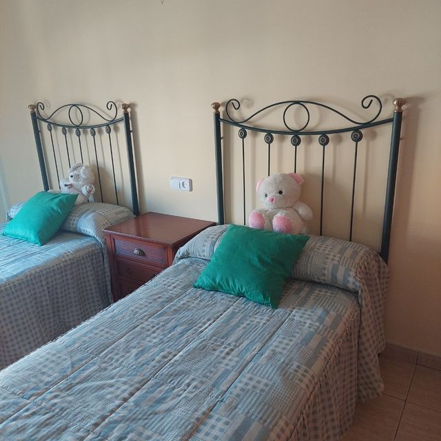 2 cabezales con sus respectivos somier y