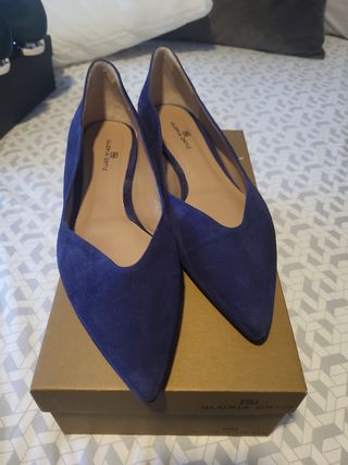 Zapato azul GLORIA ORTIZ
