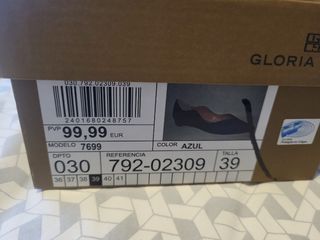 Zapato azul GLORIA ORTIZ