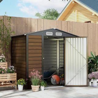 Casetta da Giardino 1.9x1.3 m in Acciaio, Capanno