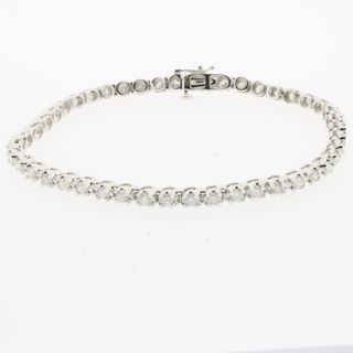 Pulsera riviere con diamantes talla brillante