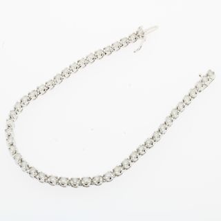 Pulsera riviere con diamantes talla brillante