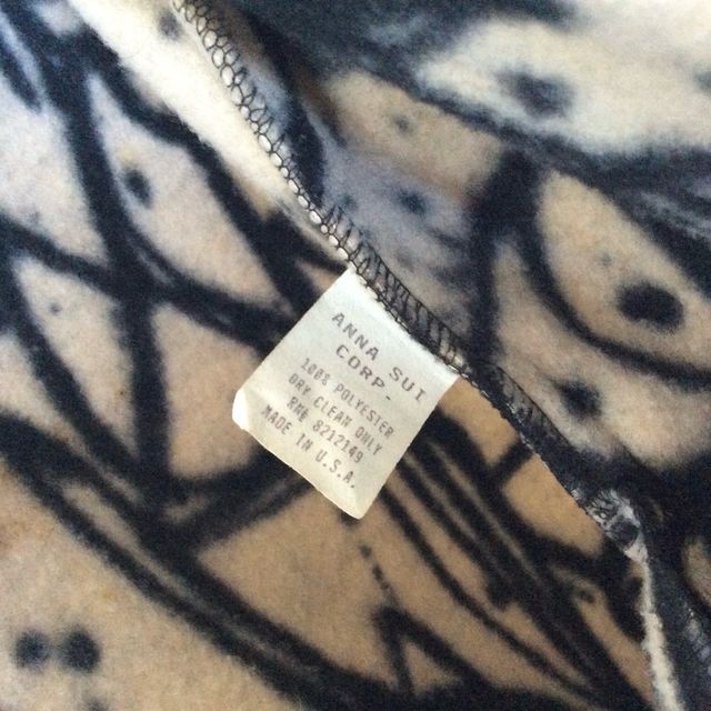 Chaqueta Anna Sui pintada a mano Vintage