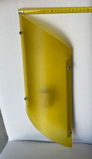 Applique vetro gialla
