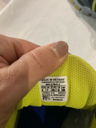Scarpe nero giallo uomo