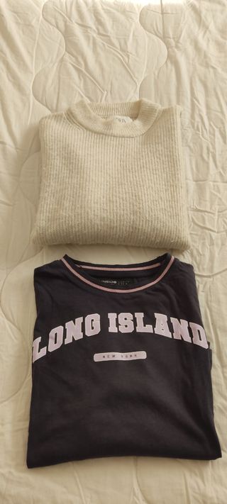 Lote Dos Jerseis y camiseta niña