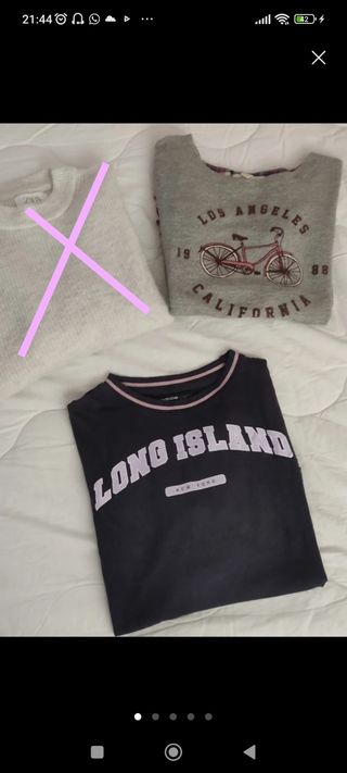 Lote Dos Jerseis y camiseta niña