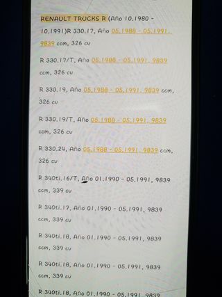 Renault trucks motor arranque