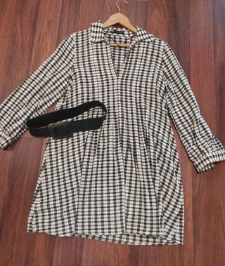 vestido lino Zara