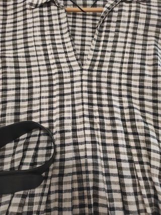 vestido lino Zara