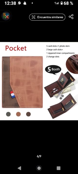 Billetera atrapa dinero