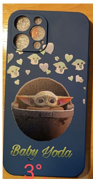 Funda iPhone 12 Pro Max Baby Yoda