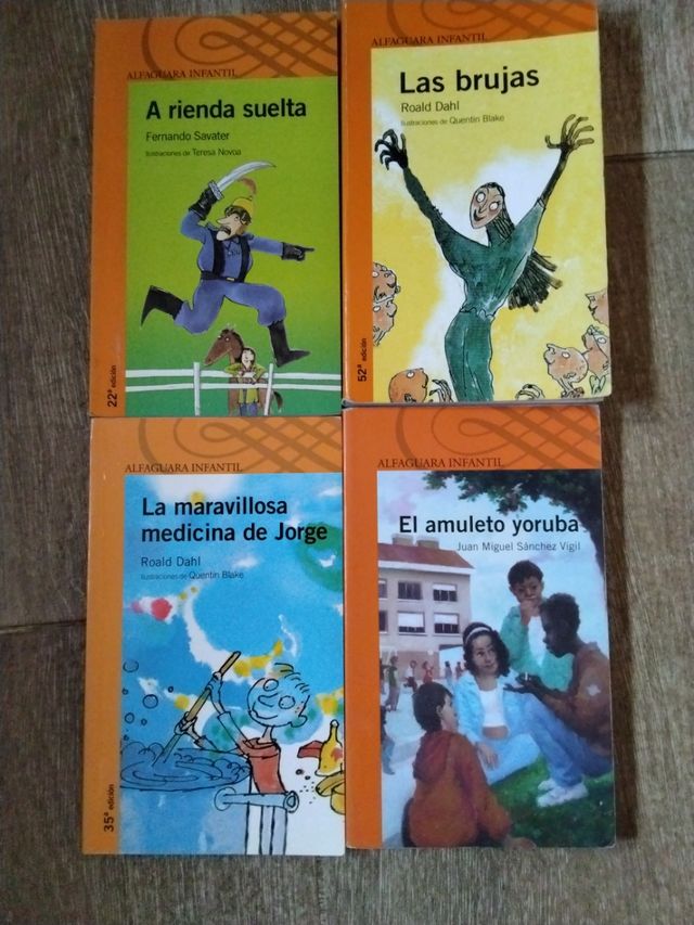Lote 4 libros infantiles a partir de 10 años