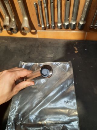 Eje rueda delantera KTM 
