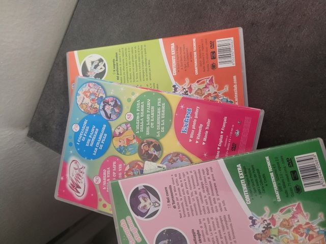 3 DVD delle Winx