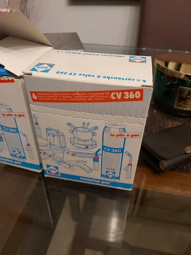 Caja de 6 botellas Gas butano CAMPING Gaz CV360