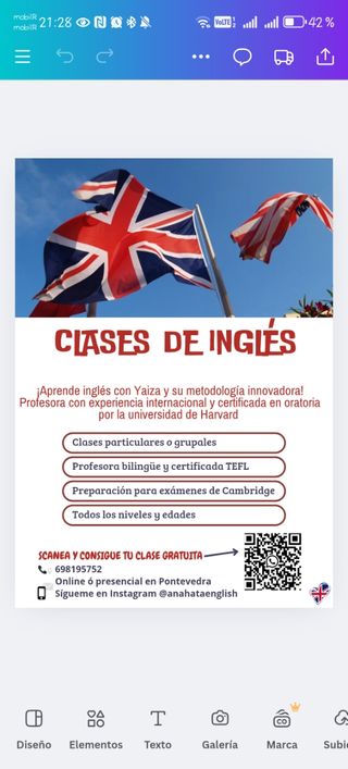 CLASES DE INGLES 🇬🇧TODOS LOS NIVELES 
