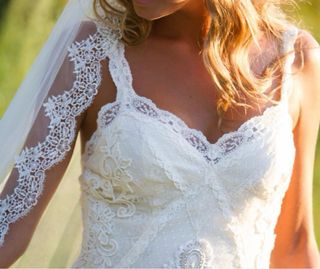 YOLAN CRIS , Vestido de novia segunda mano.