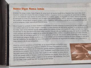 CUADERNO GUIA DE MISIONES 007 GOLDENEYE N64