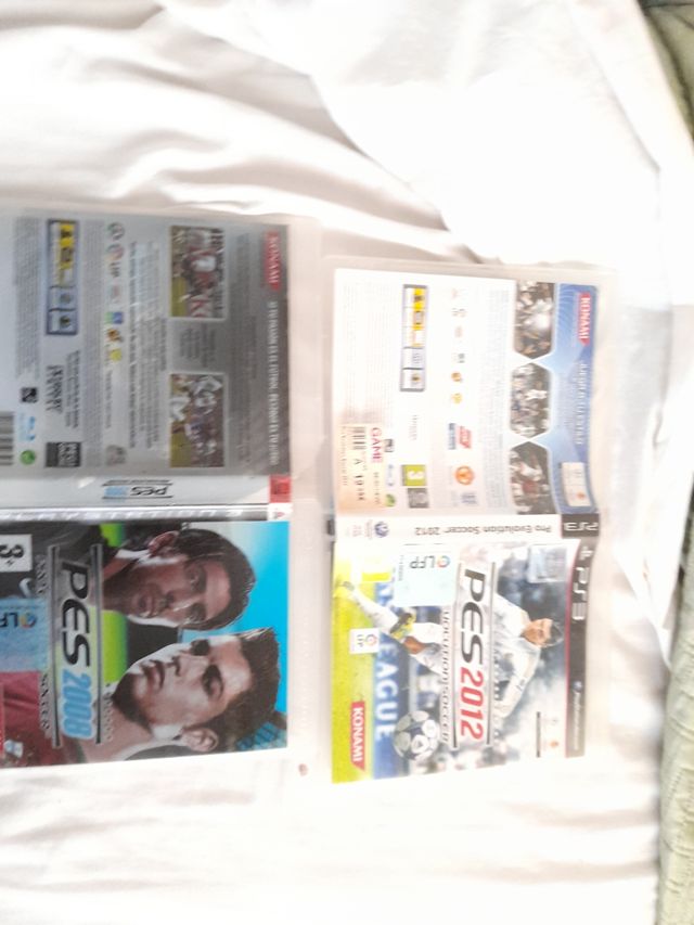 Pes 2008 y 2012