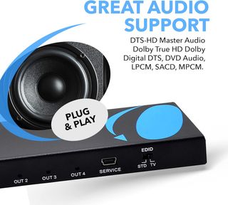 OREI UltraHD 4K @ 60 Hz 1 x 4 HDMI Splitter