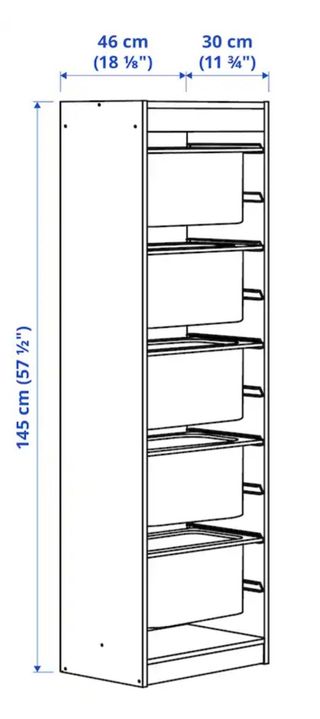 Mueble almacenaje habitación para niños.