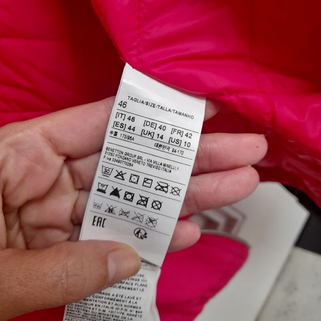 Chaqueta Benetton fuchsia