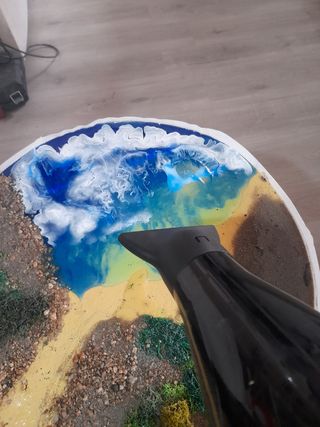 Mesa resina epoxi personalizada