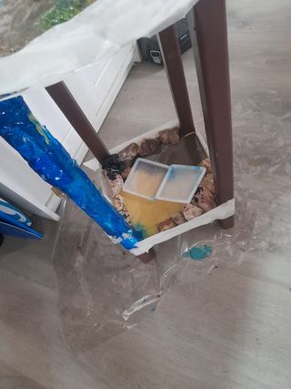 Mesa resina epoxi personalizada