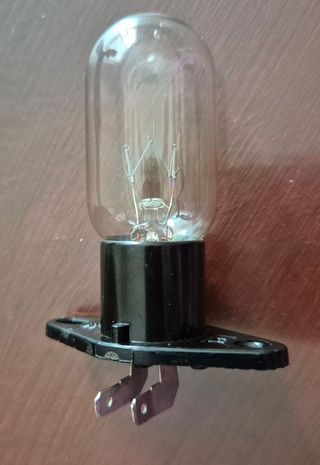 Portalámparas para luz microondas 