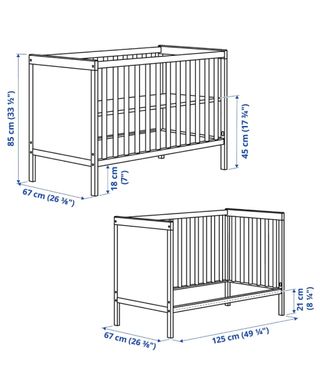 Cuna Ikea 3 posiciones 