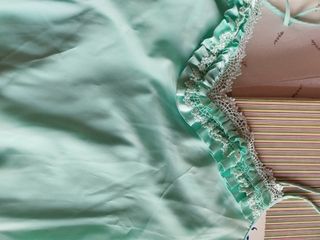 Camisón tirantes, lencería fina,verde, nuevo.