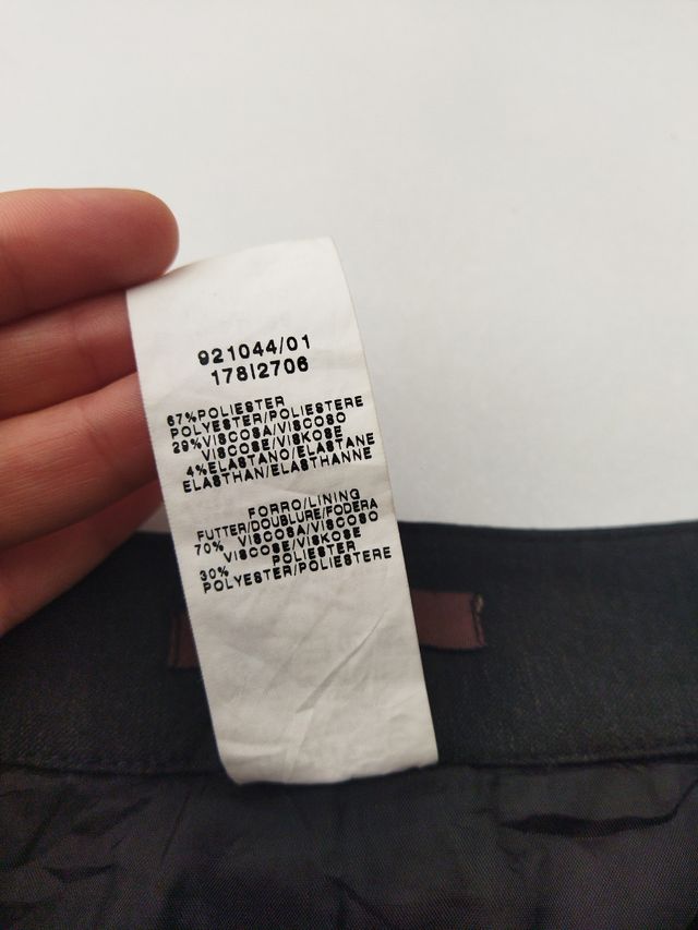 Falda negra acampanada Amitie talla 40