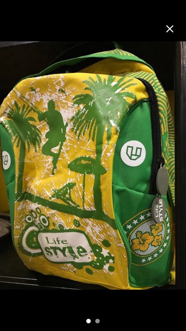 Mochila verde 