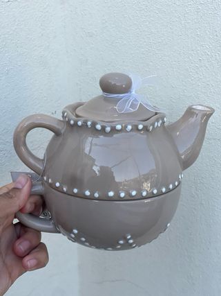 Teiera con Tazza Integrata